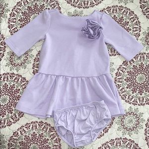 JANIE AND JACK JUNO VALENTINE ROSE DROPWAIST DRESS